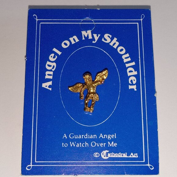 ๐ฏ 10 for $10 / Angel on My Shoulder Guardian Angel Pin to Watch Over You - Picture 3 of 8